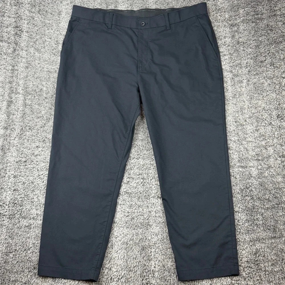 Nike Dri Fit‎ Standard Fit Men's W42 L27 Golf Pants Charcoal Gray Performance